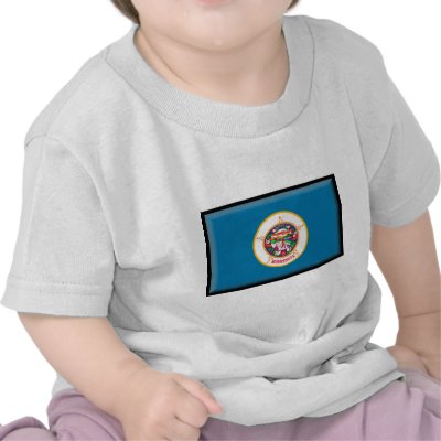 Minnesota Flag Tshirts by jacinto888
