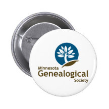Minnesota Genealogical Society Pinback Buttons