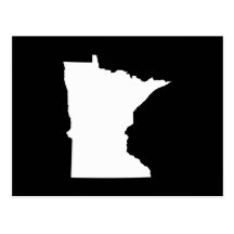 Minnesota in White and Black Post Card