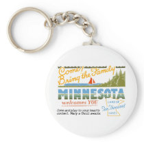 Minnesota - Land of Ten Thousand Lakes Key Chain