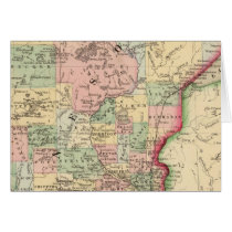 Minnesota Map by Mitchell Greeting Card