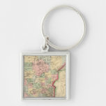 Minnesota Map by Mitchell Key Chains
