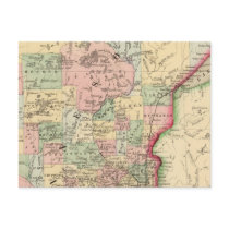 Minnesota Map by Mitchell Postcards