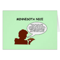 Minnesota Nice Greeting Card