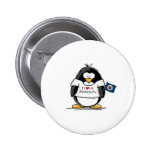 Minnesota penguin pinback buttons