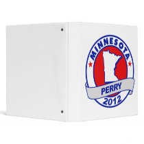 Minnesota Rick Perry Vinyl Binders