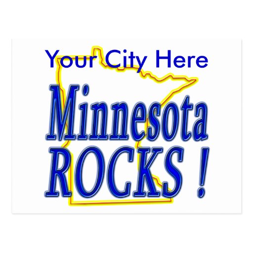 Minnesota Rocks ! Post Cards