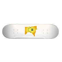 Minnesota Smiley Face Skateboard Deck