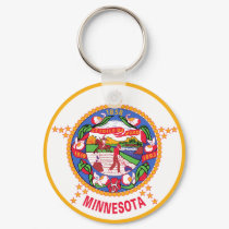 Minnesota State Flag keychains by 1791dotus Minnesota State Flag keychains