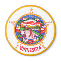 Minnesota State Flag magnets by 1791dotus Minnesota State Flag magnets