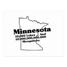 Minnesota State Slogan Postcards
