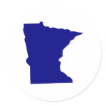 Minnesota Round Sticker