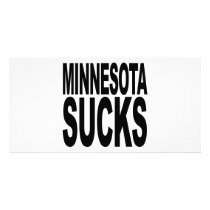 Minnesota Sucks photo cards by MyShirtSucks Minnesota Sucks photo cards
