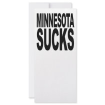 Minnesota Sucks rack cards by MyShirtSucks Minnesota Sucks rack cards