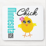 Minnesota USA Chick mousepads