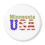 Minnesota USA! Fridge Magnets