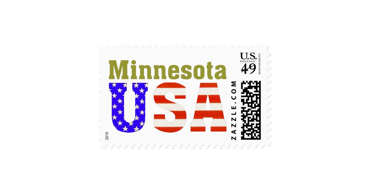 Minnesota USA! Stamp Zazzle