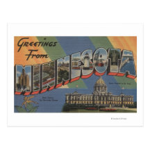 MinnesotaLarge Letter ScenesMinnesota Postcards