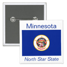 Minnesotan Flag Button