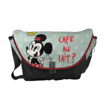 Minnie 2 courier bags at Zazzle