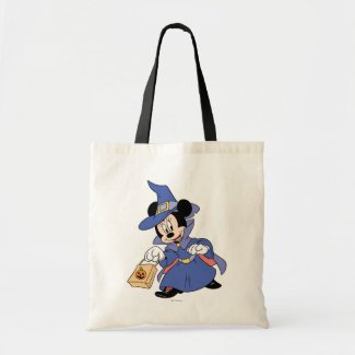 Minnie Dressed in Witch Costume Tote Bag