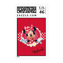 Minnie Flower Frame Stamp