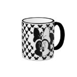 Minnie | Minnie Black & White Modern 2 Ringer Mug
