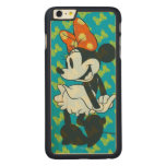 Minnie | Minnie Shy Pose Carved® Maple iPhone 6 Plus Slim Case