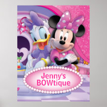 Minnie Mouse and Daisy Customizable Poster