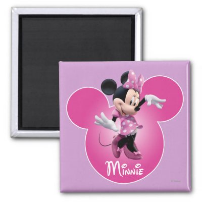 Minnie Mouse Pink magnets