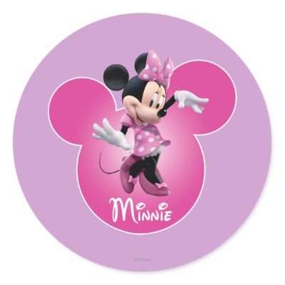 Minnie Mouse Pink stickers