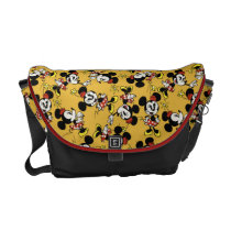 Minnie Pattern 2 Courier Bag at Zazzle