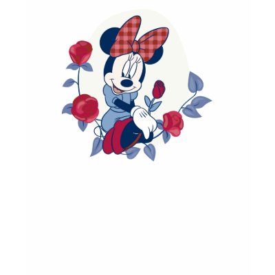 Minnie picks a rose t-shirts