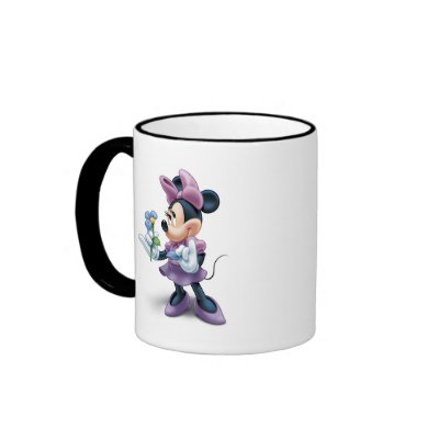 Minnie with flower mugs