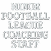 MINOR FOOTBALL LEAGUE COACHING STAFF embroidered shirts by THEMFL MINOR FOOTBALL LEAGUE COACHING STAFF embroidered shirts