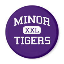 Minor - Tigers - High School - Adamsville Alabama Refrigerator Magnets