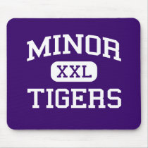 Minor - Tigers - High School - Adamsville Alabama Mouse Mats