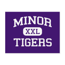 Minor - Tigers - High School - Adamsville Alabama Post Cards