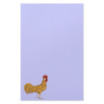 Minorca:  Buff Rooster Customized Stationery
