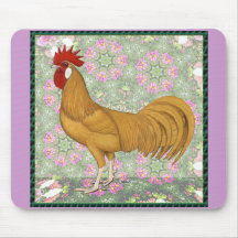 Minorca:  Old-fashioned Rooster Mousepad