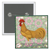 Minorca:  Old-fashioned Rooster Pins