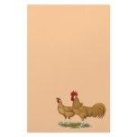 Minorcas Buff Pair Custom Stationery