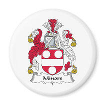 Minors Family Crest magnets