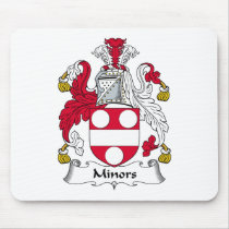 Minors Family Crest mousepads by coatsofarms Minors Family Crest mousepads