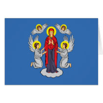 Minsk, Belarus flag Cards