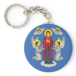 Minsk, Belarus flag Keychain