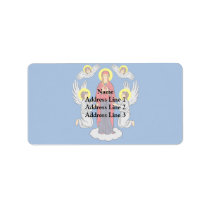 Minsk, Belarus flag Address Label