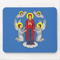 Minsk, Belarus flag Mousepads