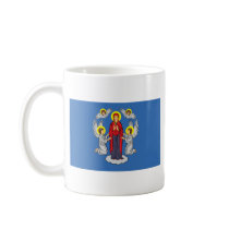 Minsk, Belarus flag Coffee Mugs