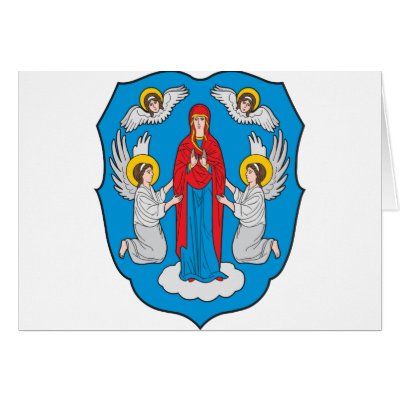 Minsk Coat Of Arms Greeting Card by teyes143